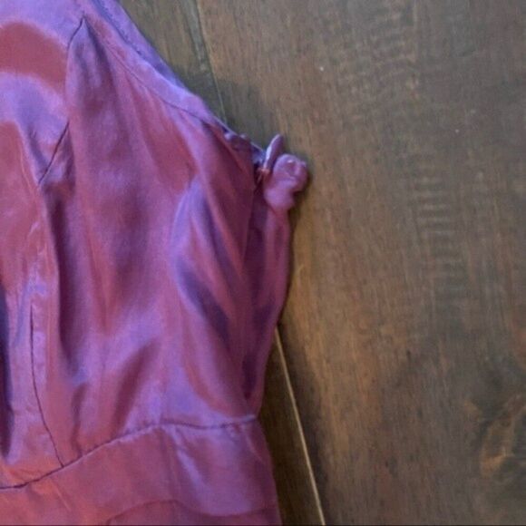 Forever 21 Purple Ruffle Fit and Flare Dress S - Picture 6 of 6